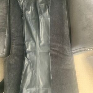 Alice & Olivia Black Vegan Leather Pants